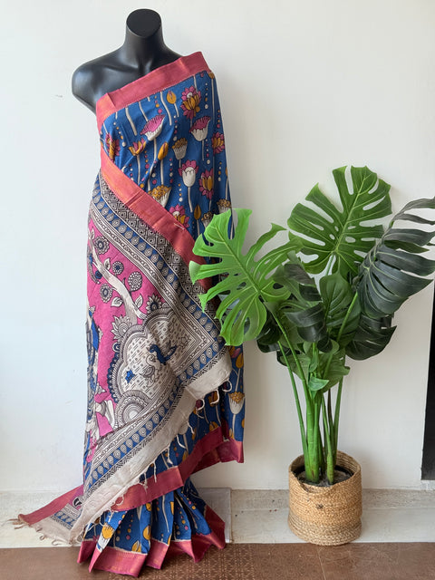 Kalamkari chennuri silk Saree