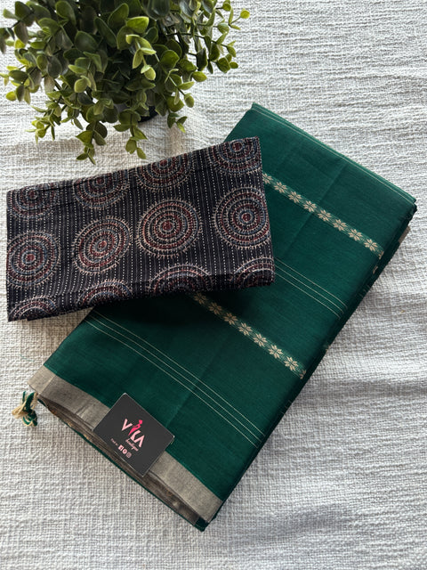 Narayanpet cotton saree with blouse