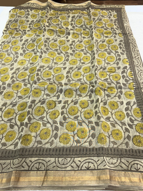 Maheswari border chanderi saree