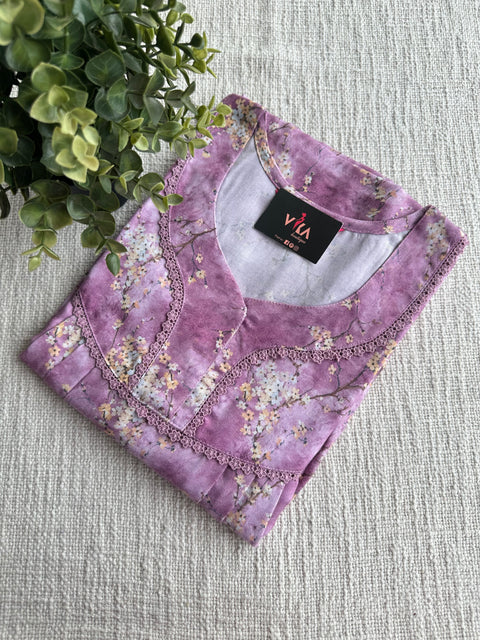 L and XL size printed alpine nighty