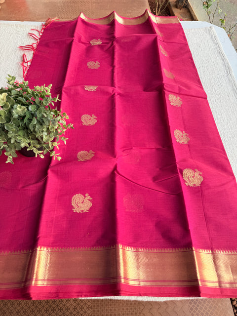 Handloom Annam chettinad cotton saree