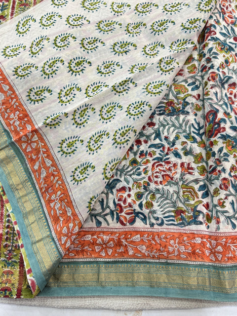 Maheswari border chanderi saree