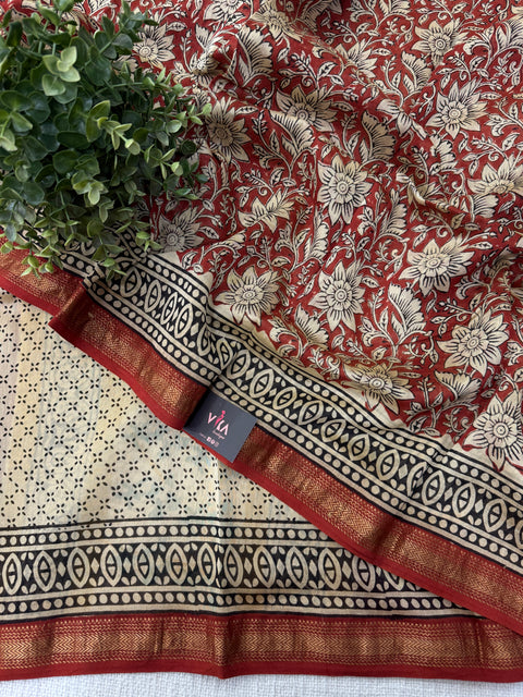 Maheswari border chanderi saree