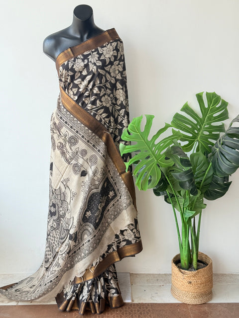 Kalamkari chennuri silk Saree