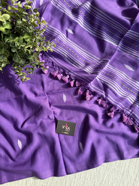 Bhutta weaving mul cotton saree