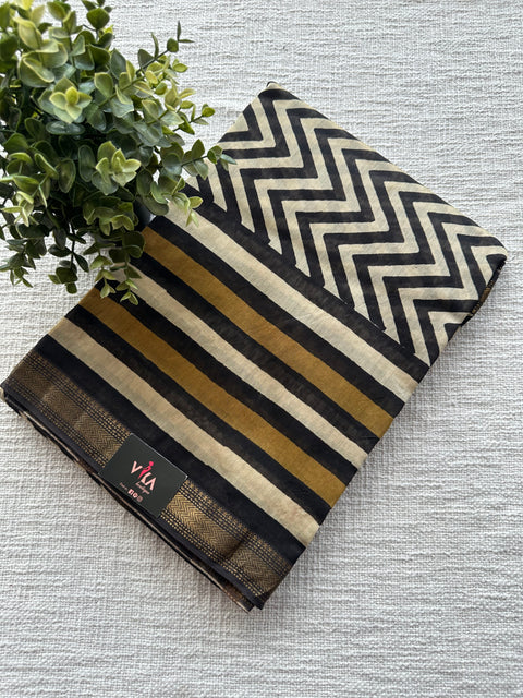 Maheswari border chanderi saree