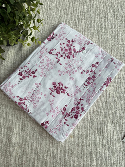 L size printed cotton nighty