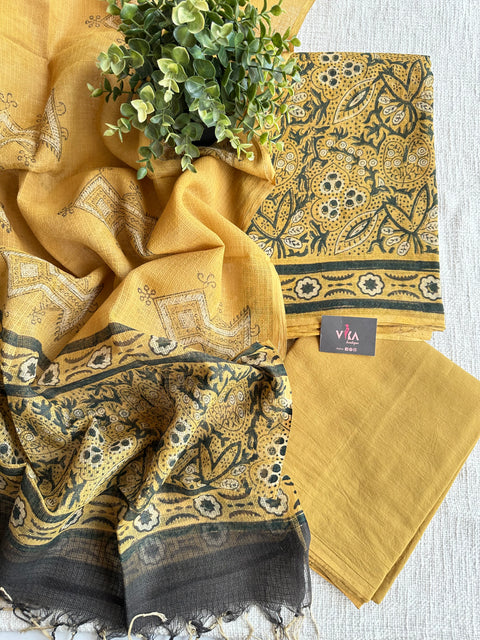 Printed kota cotton salwar suit material