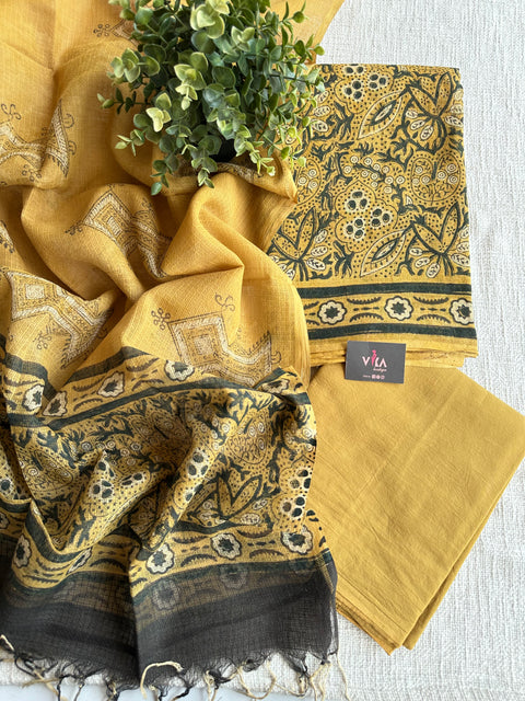 Printed kota cotton salwar suit material