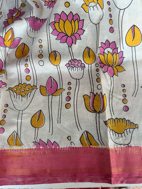 Kalamkari chennuri silk Saree