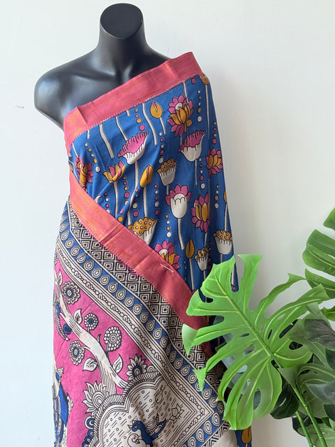 Kalamkari chennuri silk Saree
