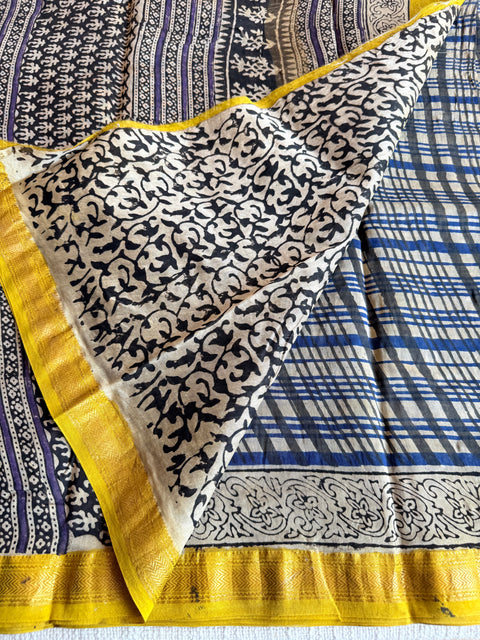 Maheswari border chanderi saree