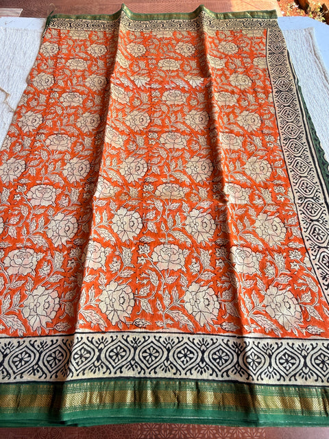 Maheswari border chanderi saree
