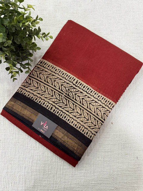 Maheswari border chanderi saree