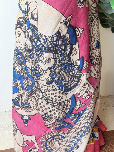 Kalamkari chennuri silk Saree