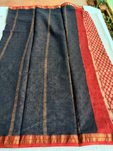 Maheswari border chanderi saree