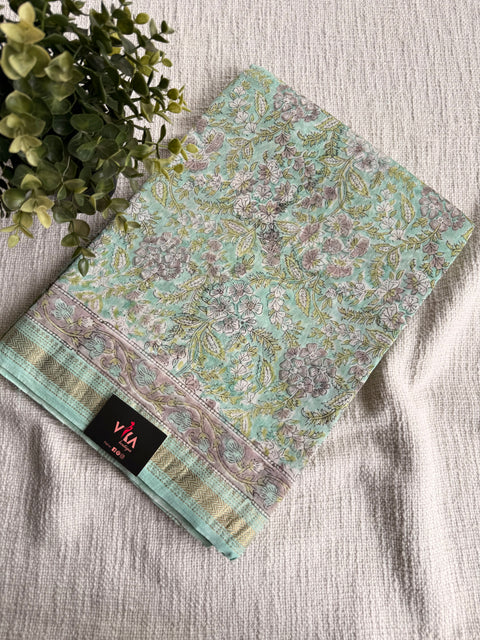 Maheswari border chanderi saree