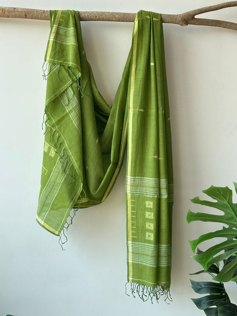 Jamdani Handloom Cotton dupatta