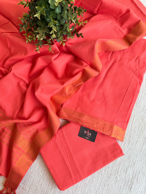 Handloom cotton salwar suit material