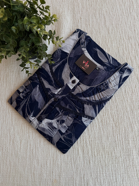 XL size printed italian cotton Nighty