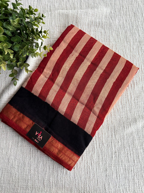 Maheswari border chanderi saree