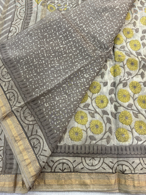 Maheswari border chanderi saree