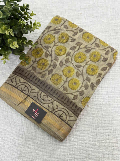 Maheswari border chanderi saree