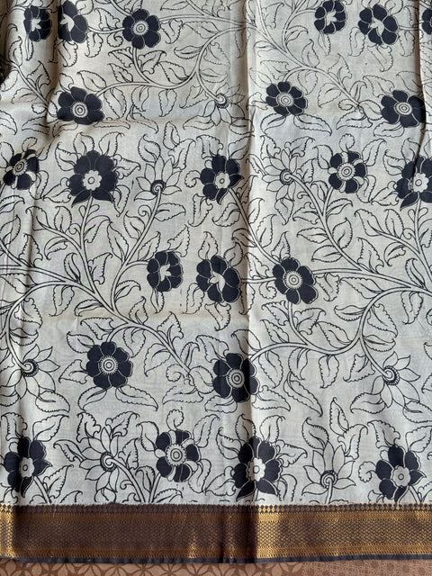 Kalamkari chennuri silk Saree