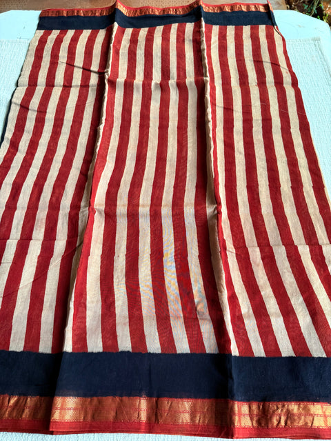 Maheswari border chanderi saree