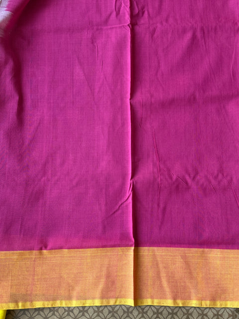 Handloom pure Ikat cotton saree