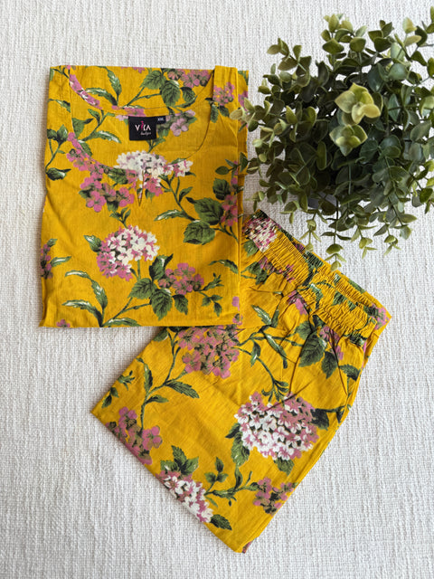 XXL size printed Co-ord Night suit