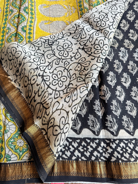 Maheswari border chanderi saree