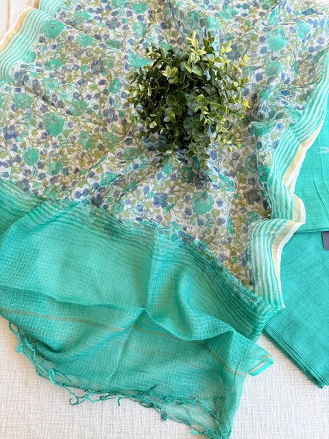 Handloom cotton salwar suit set