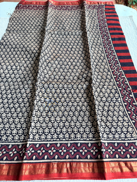 Maheswari border chanderi saree