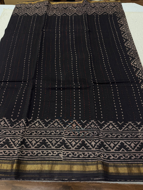 Maheswari border chanderi saree