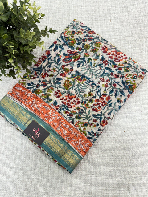 Maheswari border chanderi saree