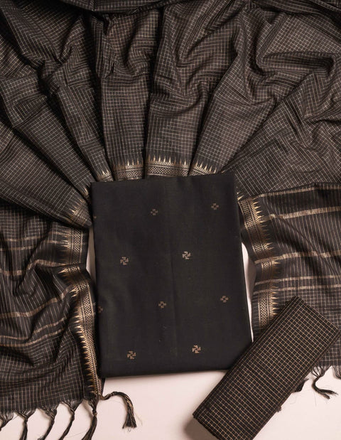 Handloom cotton salwar suit material