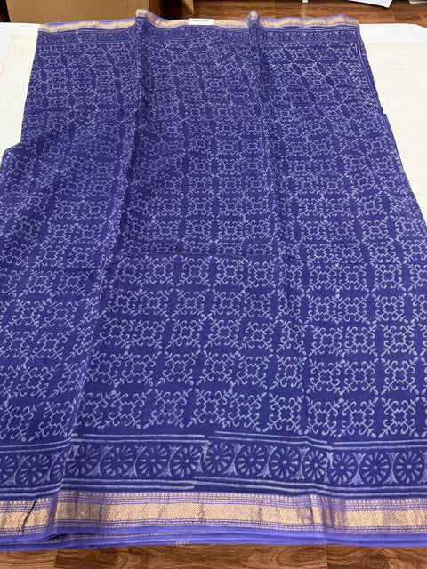 Maheswari border chanderi saree