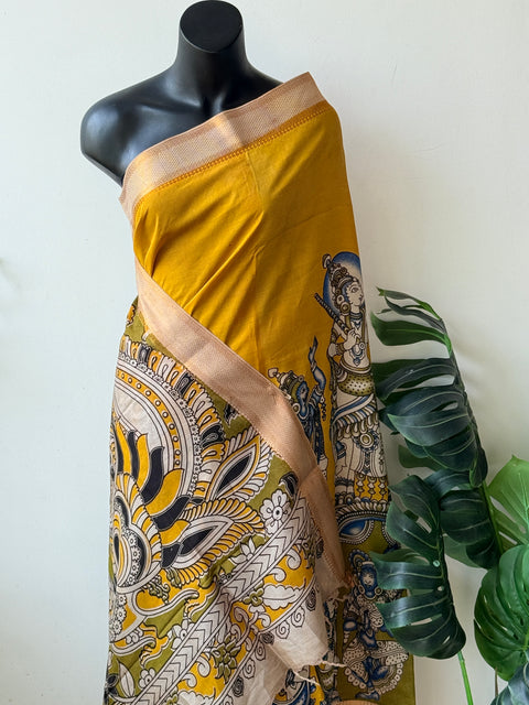 Kalamkari chennuri silk Saree