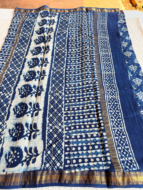 Maheswari border chanderi saree