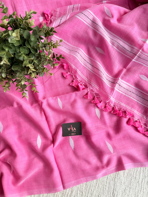 Bhutta weaving mul cotton saree