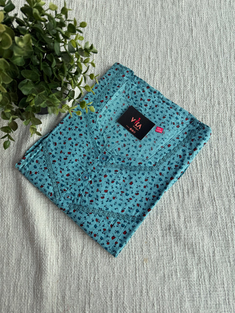 L size Trendy cotton nighty