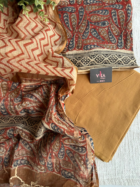 Printed kota cotton salwar suit material