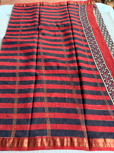 Maheswari border chanderi saree
