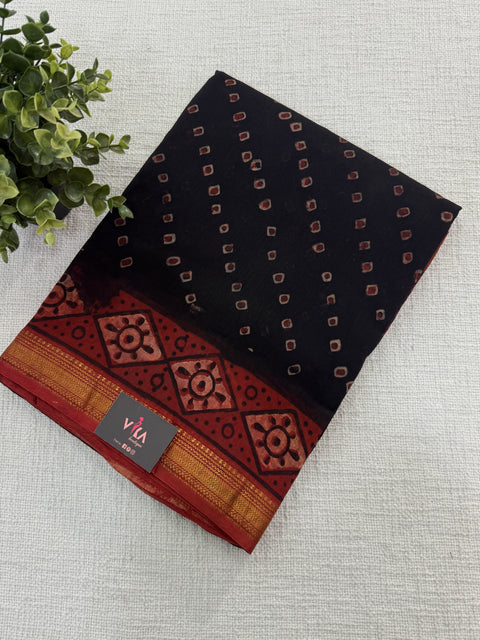 Maheswari border chanderi saree