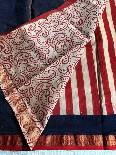 Maheswari border chanderi saree