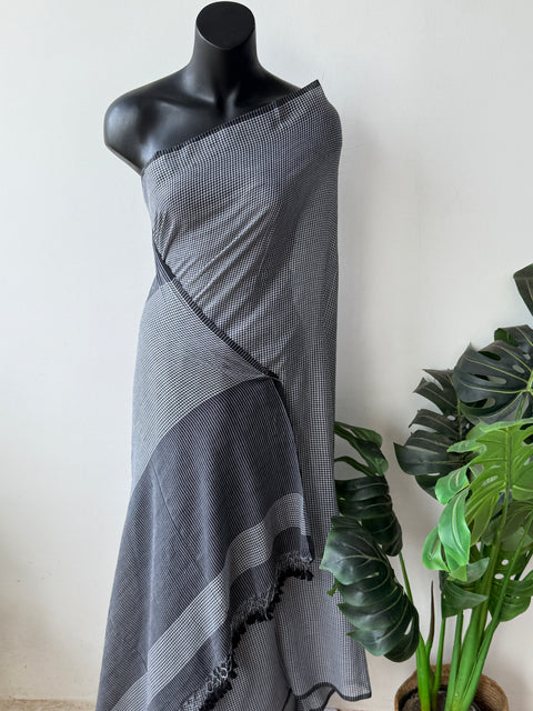 Mulmul kucho handloom cotton saree