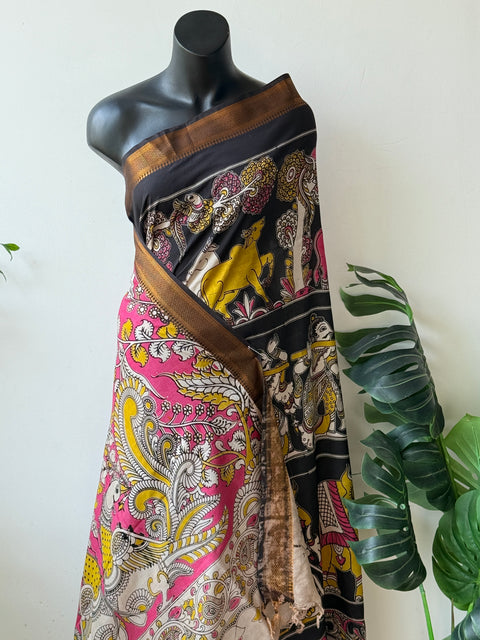 Kalamkari chennuri silk Saree