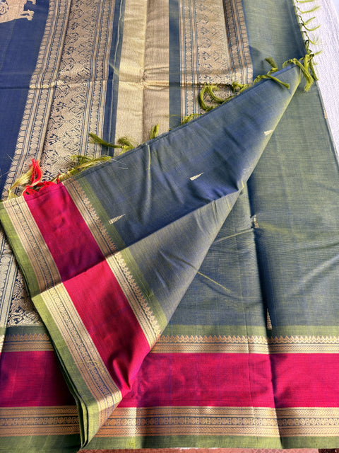 Bhutta weaving chettinad cotton saree