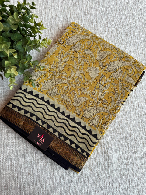 Maheswari border chanderi saree